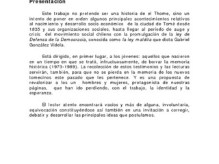 Apuntes para una historia, Tomé 1835-1950 Apuntes para una historia, Tomé 1835-1950