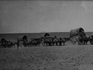 Caravana por el desierto