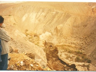 Crecimiento del río Camiña