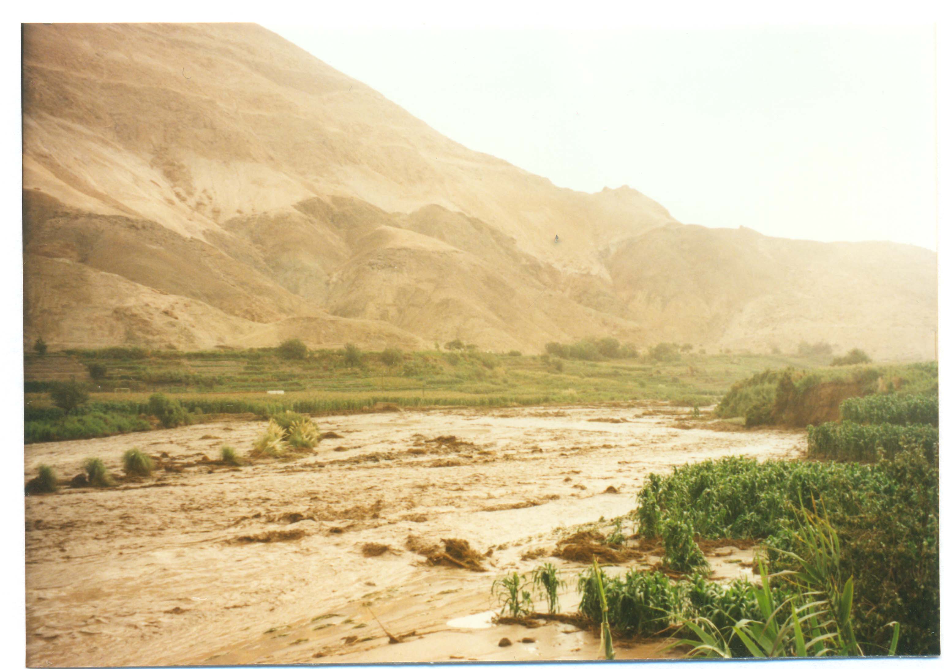 Crecimiento del río Camiña