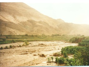 Crecimiento del río Camiña