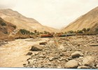 Crecimiento del río Camiña Crecimiento del río Camiña