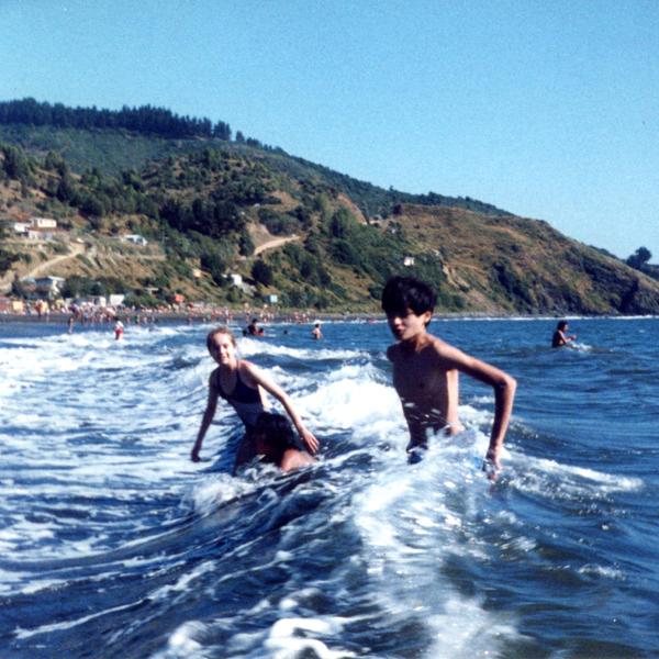 Hermanos Navarro Oporto en la playa Hermanos Navarro Oporto en la playa