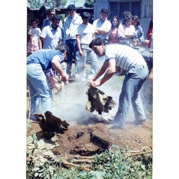 Destape de curanto en hoyo