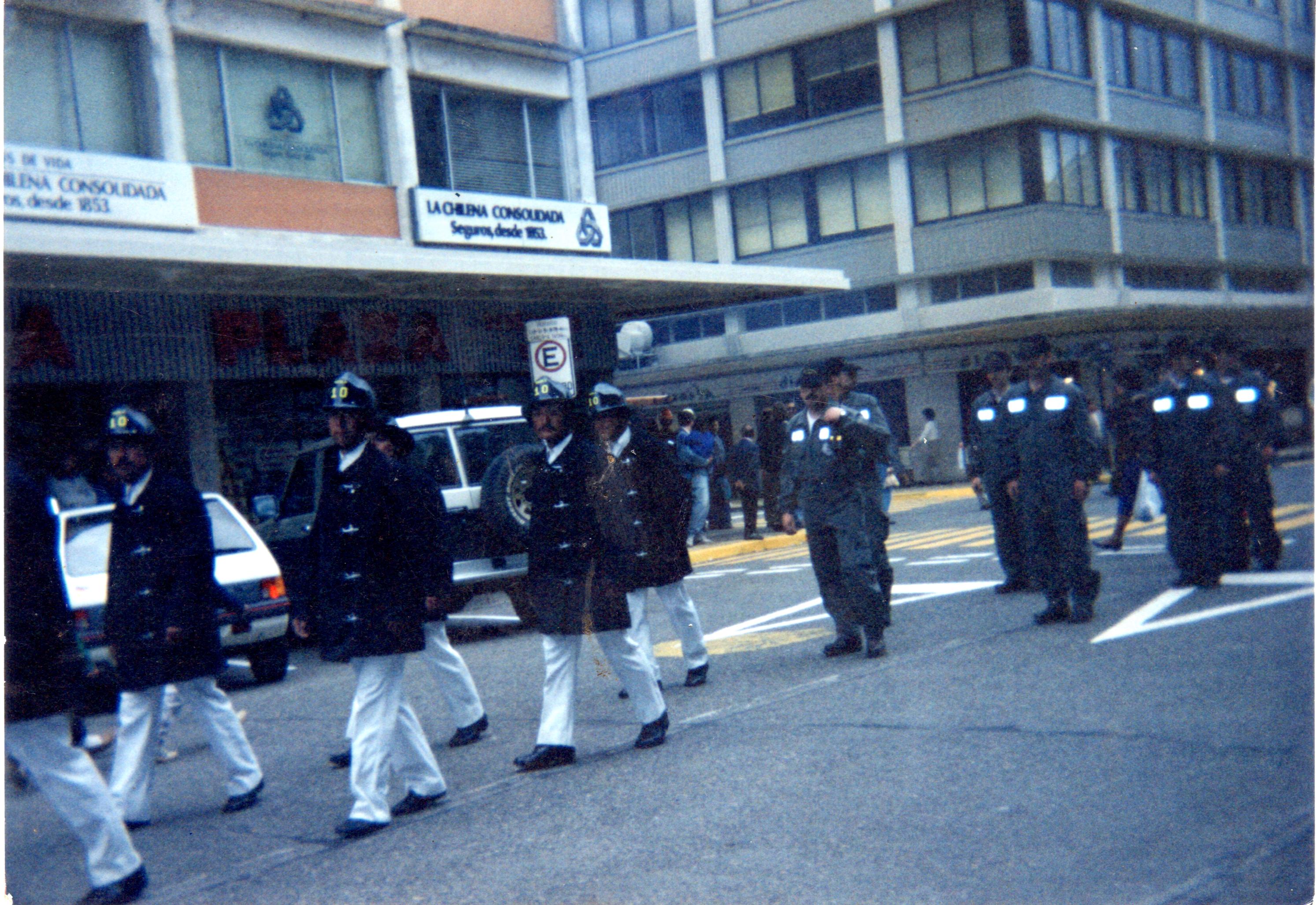 Desfile de bomberos