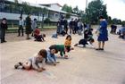 Juegos en la plaza de Máfil