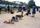 Juegos en la plaza de Máfil