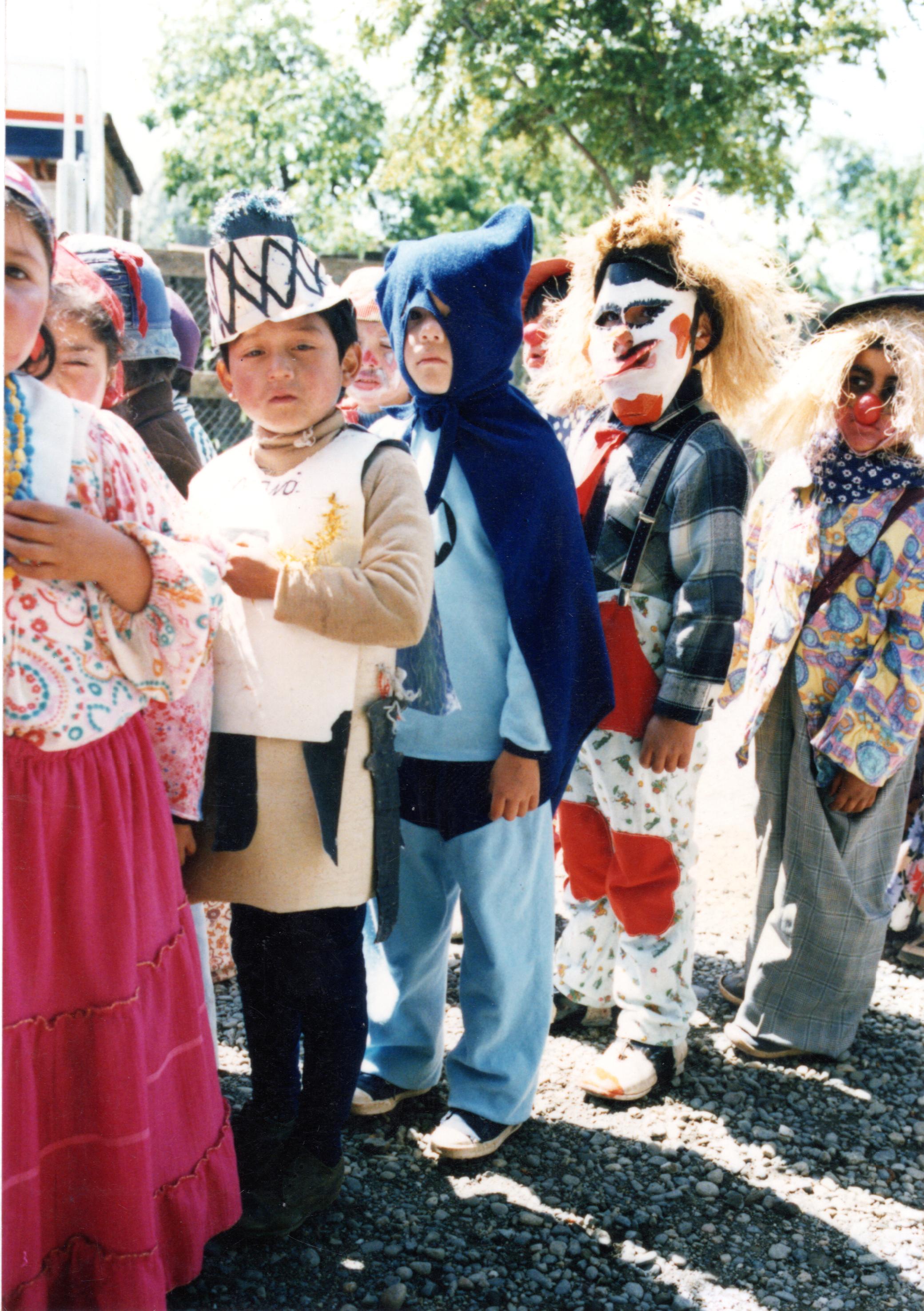 Fiesta de disfraces en el jardín infantil Palomitas