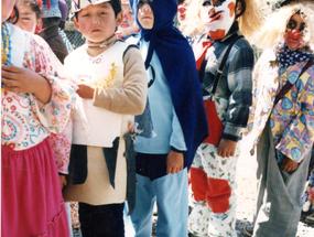 Fiesta de disfraces en el jardín infantil Palomitas