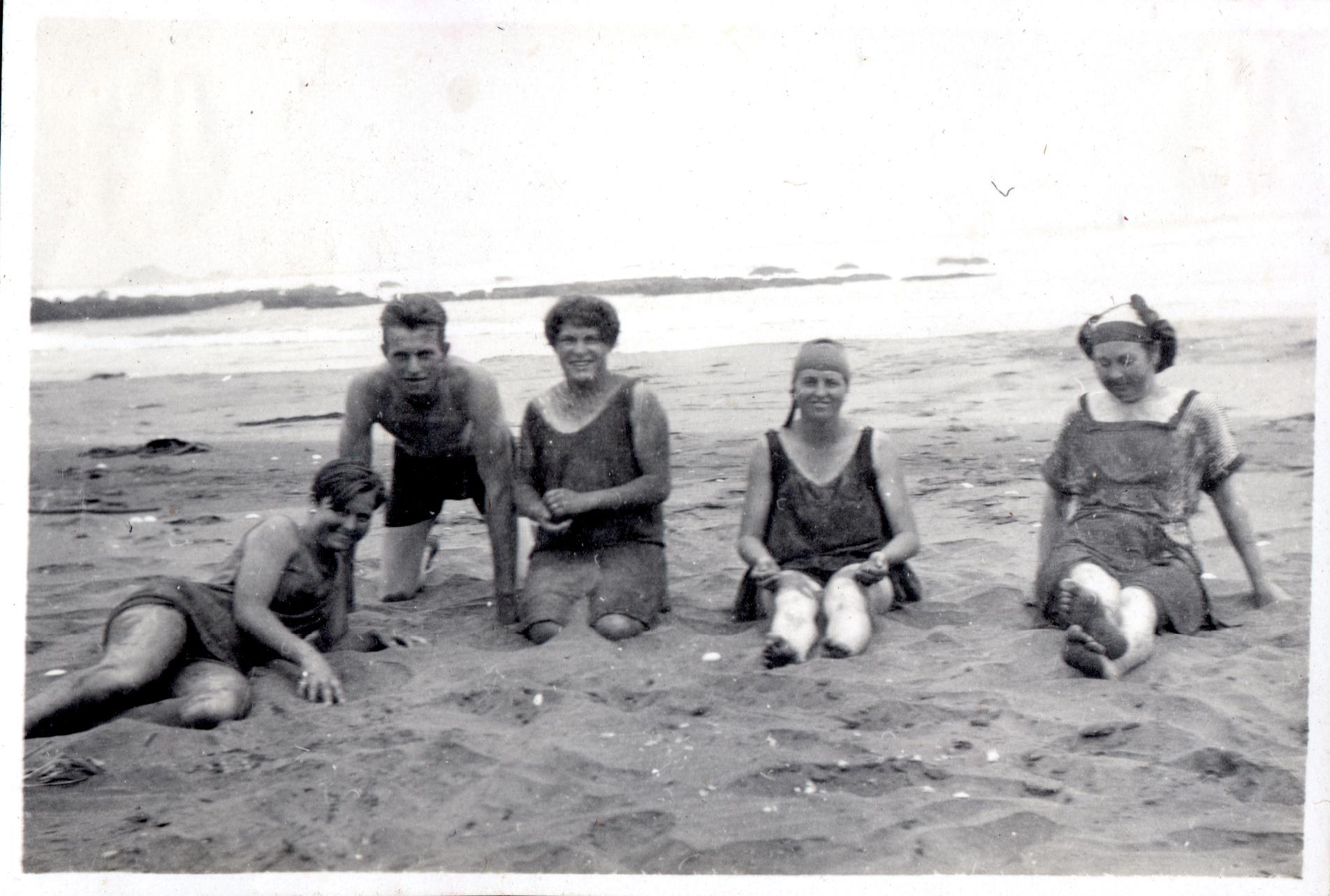 Disfrutando de la playa de Mehuín