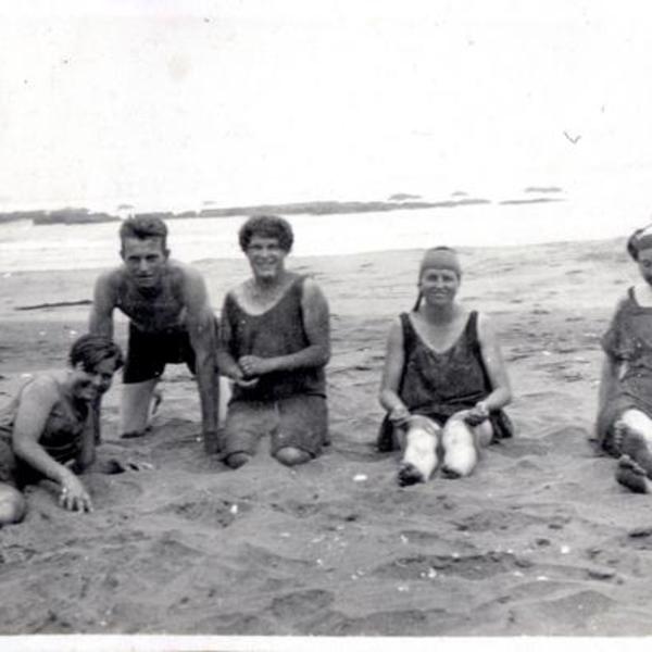 Disfrutando de la playa de Mehuín