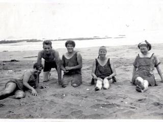 Disfrutando de la playa de Mehuín