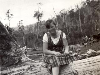 Gisela Geisse en el fundo Los Venados Gisela Geisse en el fundo Los Venados