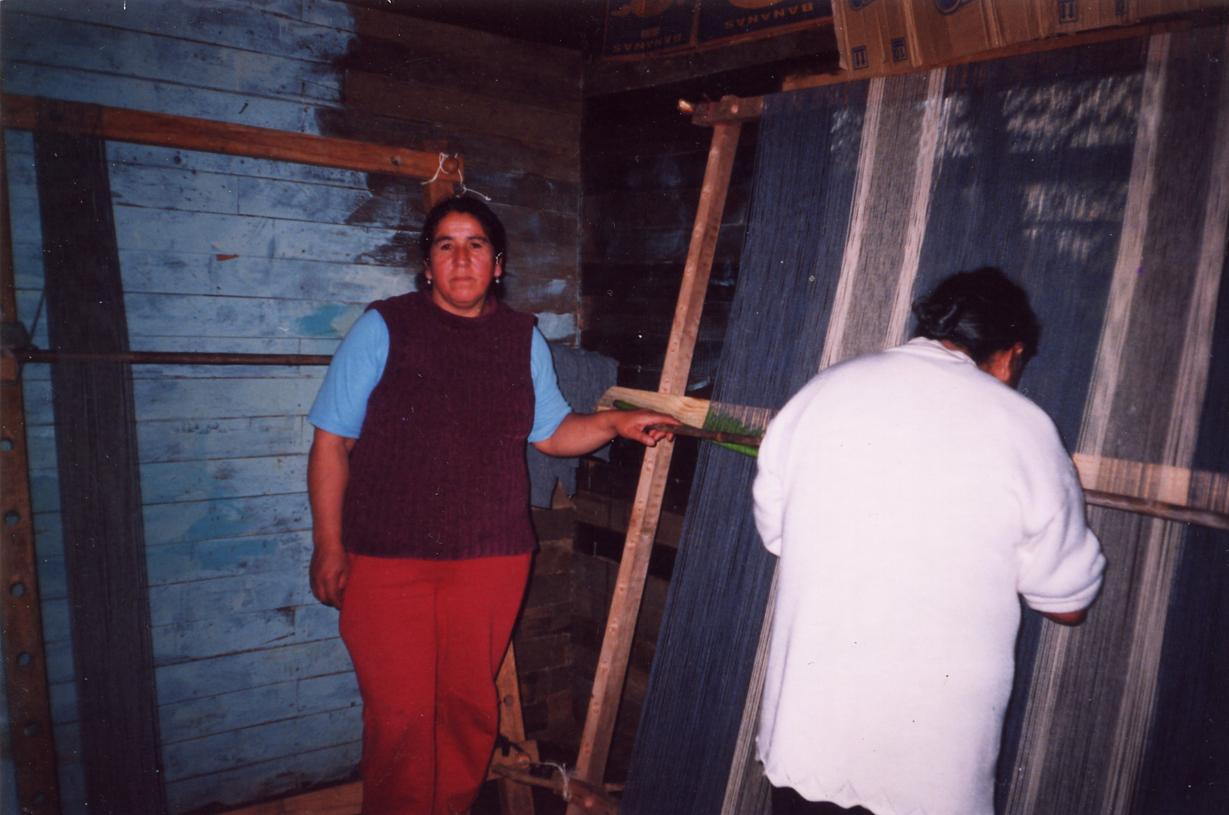 Trabajo en el telar Trabajo en el telar