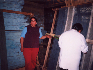Trabajo en el telar Trabajo en el telar