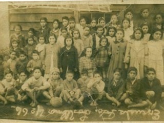 Alumnos de la escuela de Los Ulmos