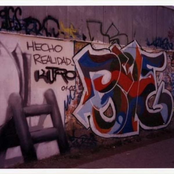 Graffiti en calle Las Vertientes