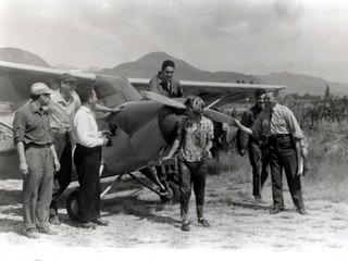 Bautizo de piloto del club aéreo