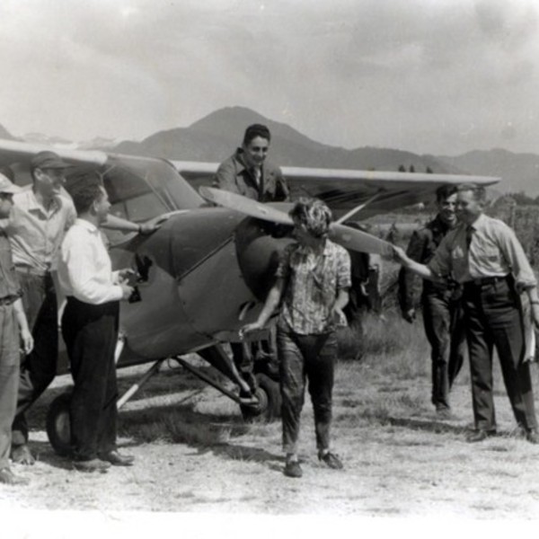 Bautizo de piloto del club aéreo