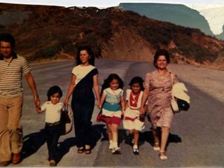 Familia de Susana Jara en la primera etapa del camino Alonso de Ribera