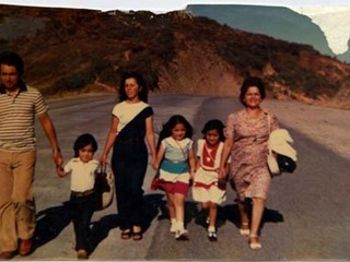 Familia de Susana Jara en la primera etapa del camino Alonso de Ribera Familia de Susana Jara en la primera etapa del camino Alonso de Ribera