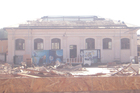 Demolición del Liceo Abate Molina luego del terremoto