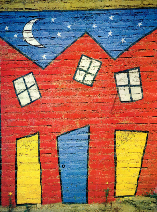 Mural realizado por el Taller de Acción Comunitaria. En "TAC: Diez Años", 1999, Valparaíso. Donación de Patricia Castillo. Mural realizado por el Taller de Acción Comunitaria. En "TAC: Diez Años", 1999, Valparaíso. Donación de Patricia Castillo.