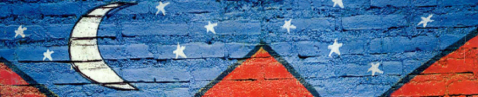 Mural realizado por el Taller de Acción Comunitaria. En "TAC: Diez Años", 1999, Valparaíso. Donación de Patricia Castillo.