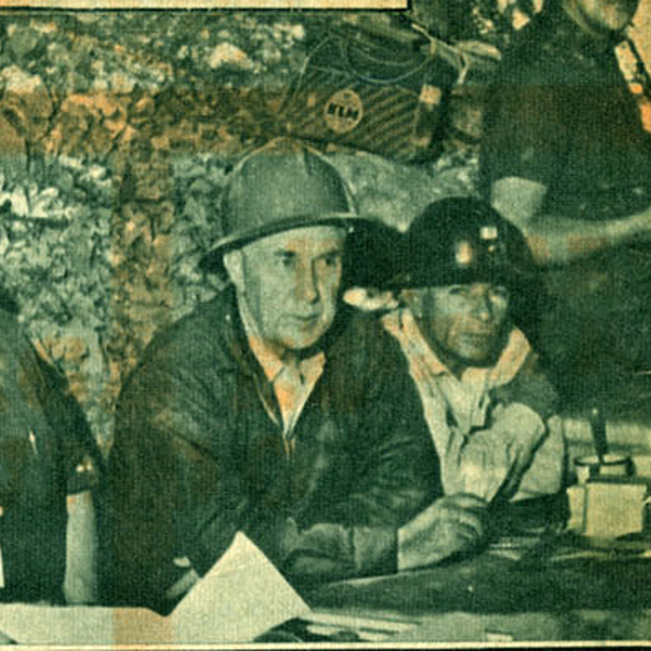 Fotografía publicada por la revista Flash Nacional. 19 de febrero de 1964. Andacollo. Donada por José Miguel Calderón.