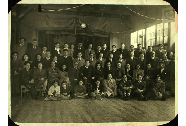 Encuentro de sociedades de socorros mutuos, 1911, Barrio Yungay, Santiago.