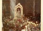 Imagen de la Virgen del Rosario al interior de la Basílica menor. Andacollo, 25 de diciembre de 1967. Donado por Irma Aguirre Cortés.