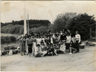 Encuentro Nacional del Movimiento Apostólico de adolescentes y Niños (MOANI). El Quisco. Marzo de 1985. Donado por Patricia López y Vicente Arenas.