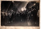 Jefes y trabajadores del taller de herrería de la Maestranza Central Jefes y trabajadores del taller de herrería de la Maestranza Central