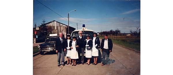 Integrantes de la Cruz Roja