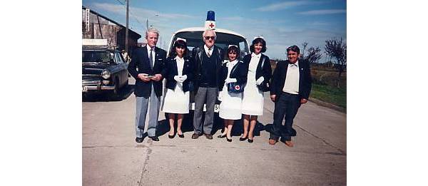 Voluntarios de la Cruz Roja de Frutillar