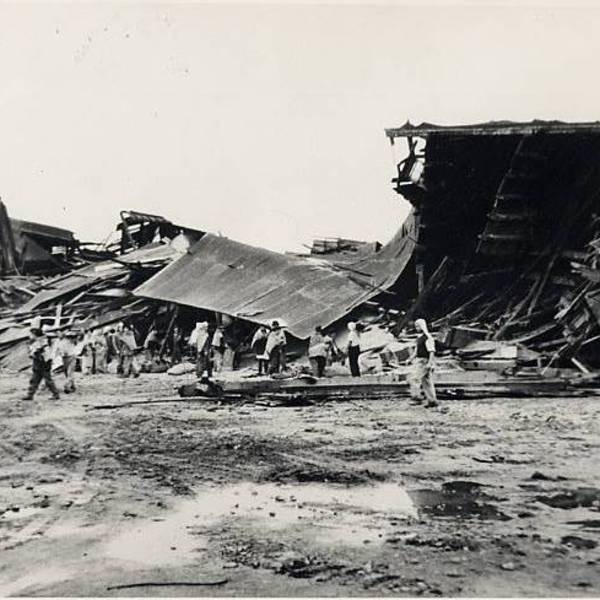 Derrumbe de la bodega de Cafra