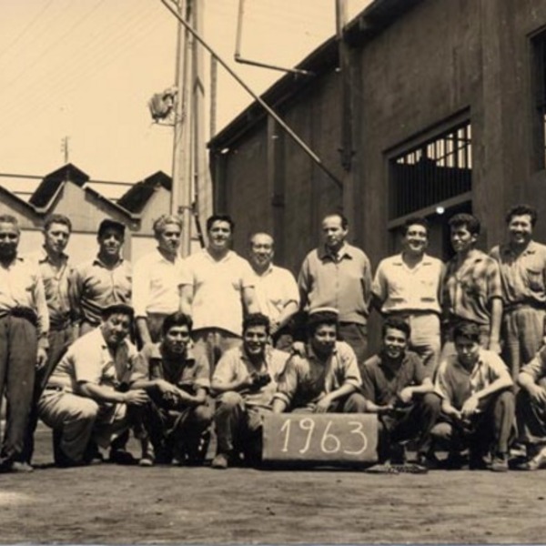 Personal del taller eléctrico de la Maestranza Chinchorro