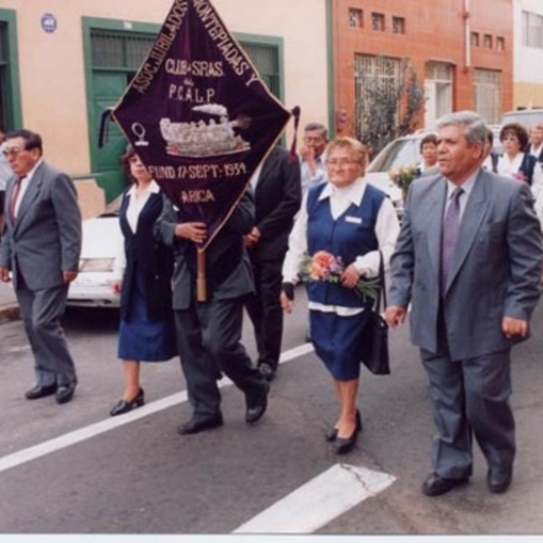 Homenaje a trabajadores ferroviarios