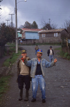 Trabajadores de la población Lolquellén