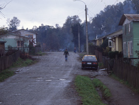 Calle de la población Lolquellén