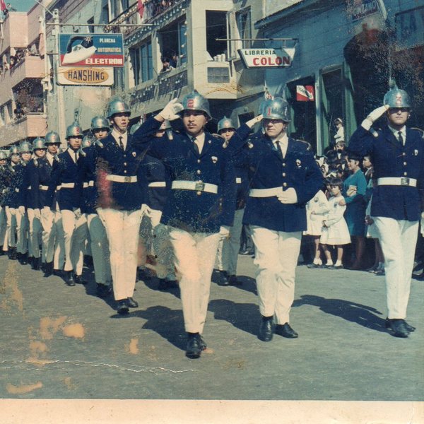 Desfile de bomberos de Coquimbo