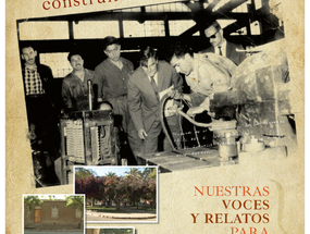 Afiche de invitación a proyección de entrevistas en el Archivo Histórico de San Bernardo. Año 2010.