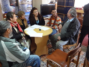 Actividad comunitaria en la biblioteca de Coquimbo. Año 2012.