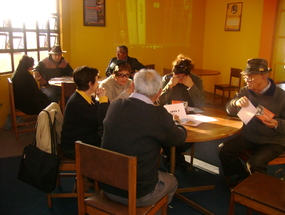 Actividad comunitaria en la biblioteca de Arica. Año 2010.