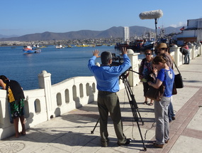 Grabación de entrevista en Coquimbo. Año 2012.