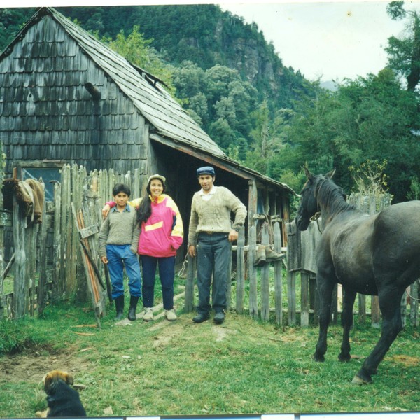Familia Villegas Soto en La Junta