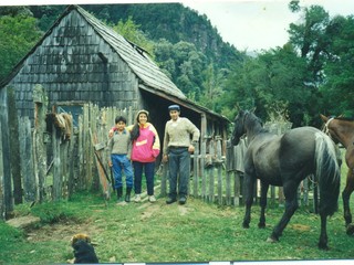 Familia Villegas Soto en La Junta