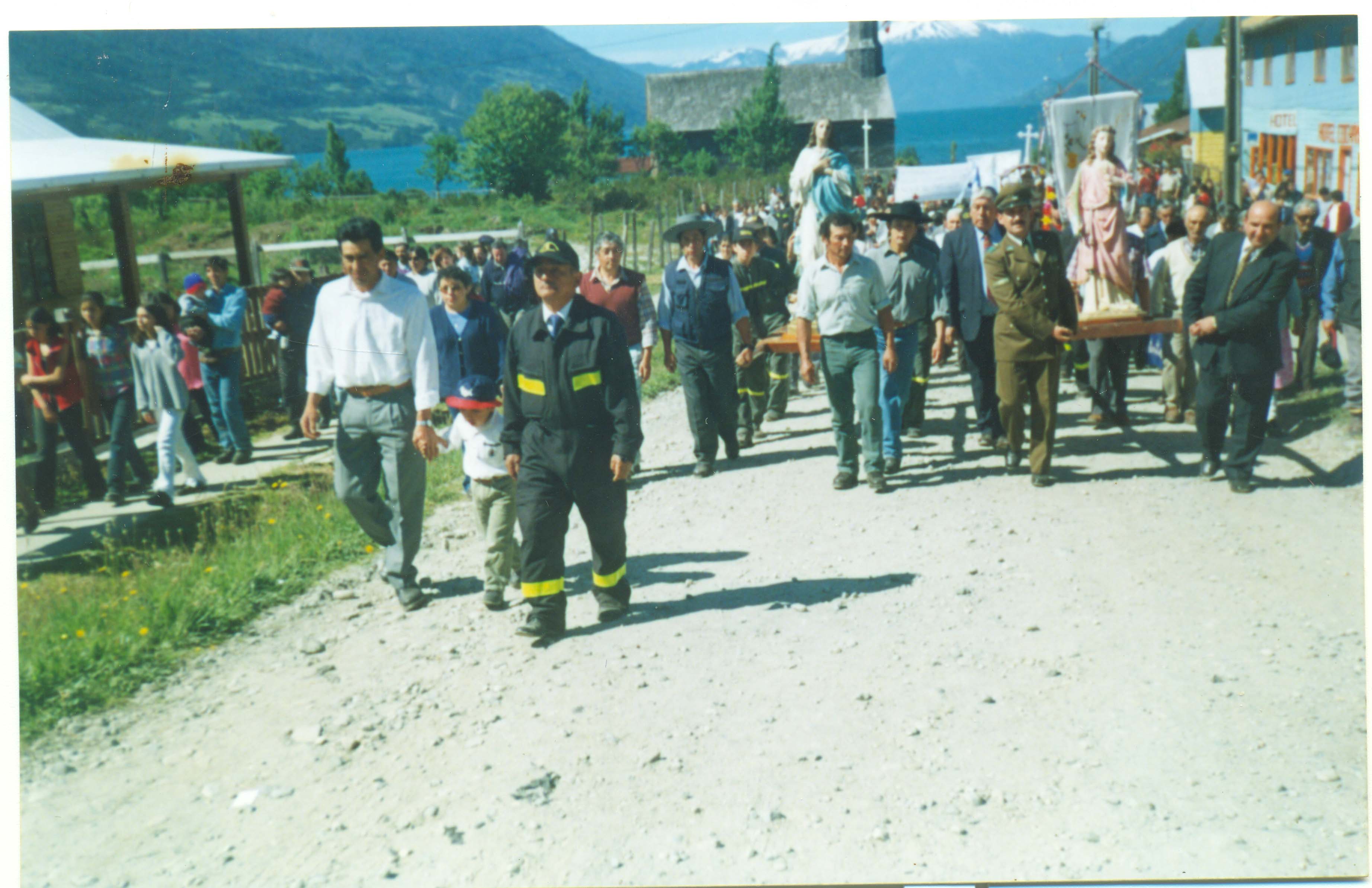 Celebración de la parroquia de Cochamó