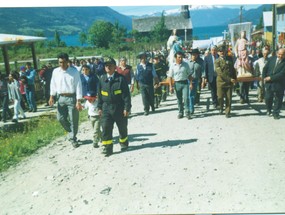 Celebración de la parroquia de Cochamó