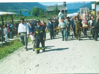 Celebración de la parroquia de Cochamó